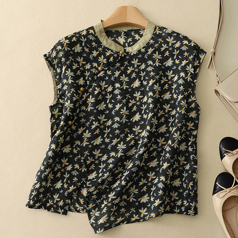 Liana Floral Cotton Blouse