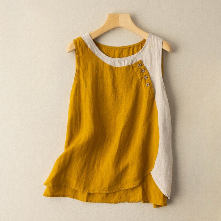 Adele Sleeveless Cotton Top