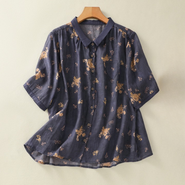 Iris Floral Blouse