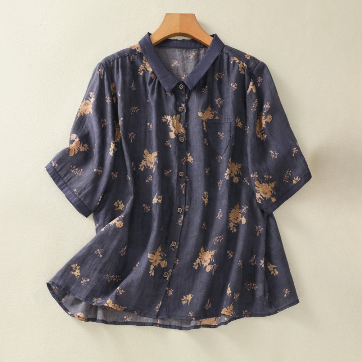 Iris Floral Blouse