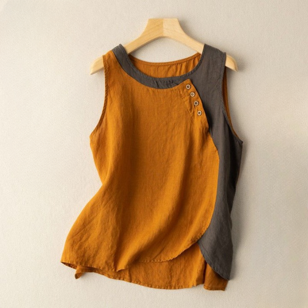 Adele Sleeveless Cotton Top