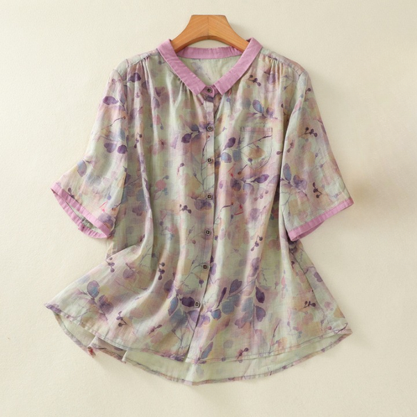 Iris Floral Blouse
