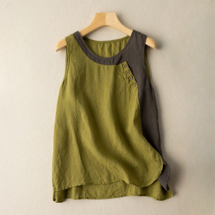 Adele Sleeveless Cotton Top