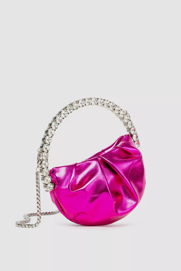 Laldor Crystal Embellished Rose Red Bag