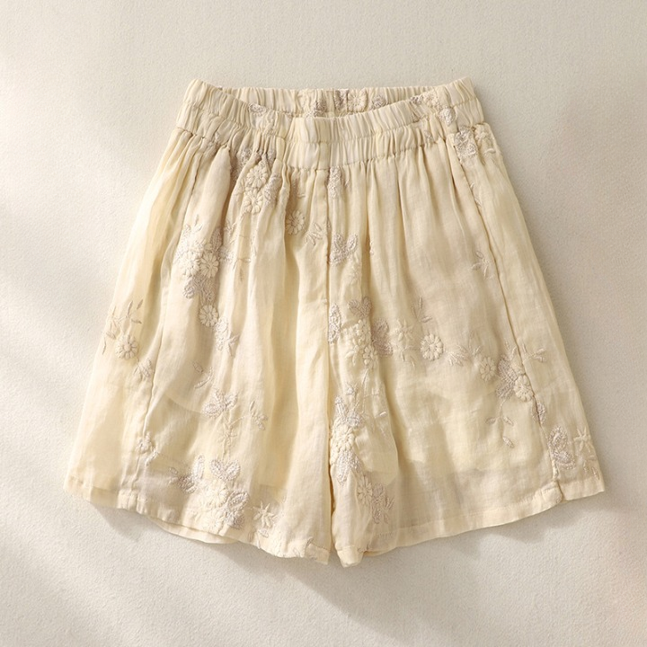 Eloise Linen Floral Shorts