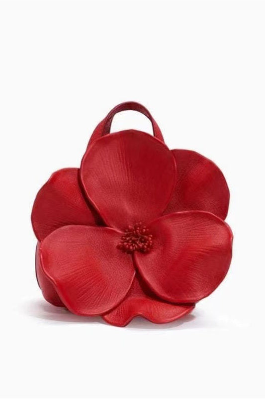 Linzey Floral PU Leather Handbag