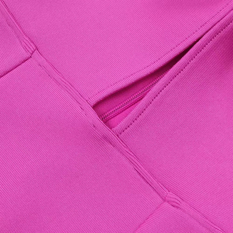 Neal Strapless Cutout Maxi Bandage Dress In Pink