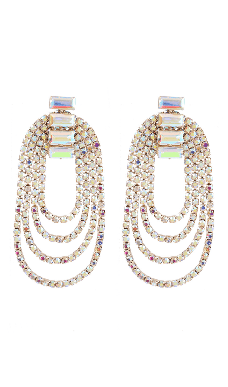 Sloane Oval Tassel Earrings