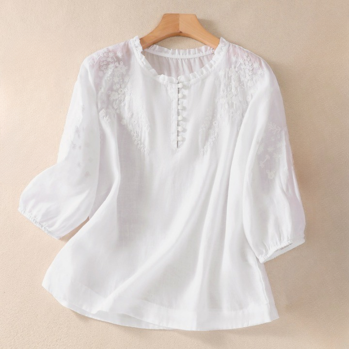 Annelise Linen Blouse