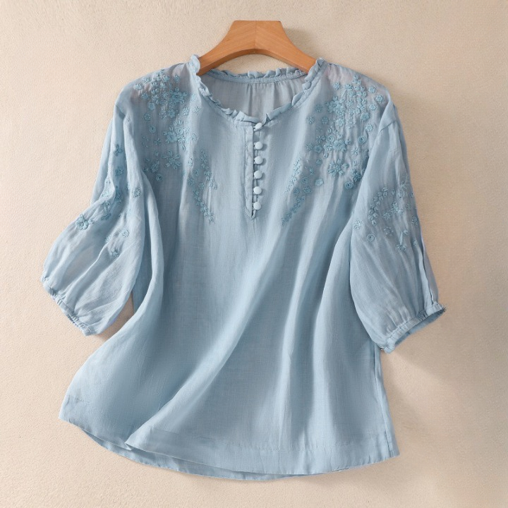 Annelise Linen Blouse