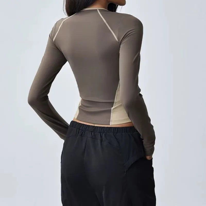Serene Form Zip-Up Yoga Top