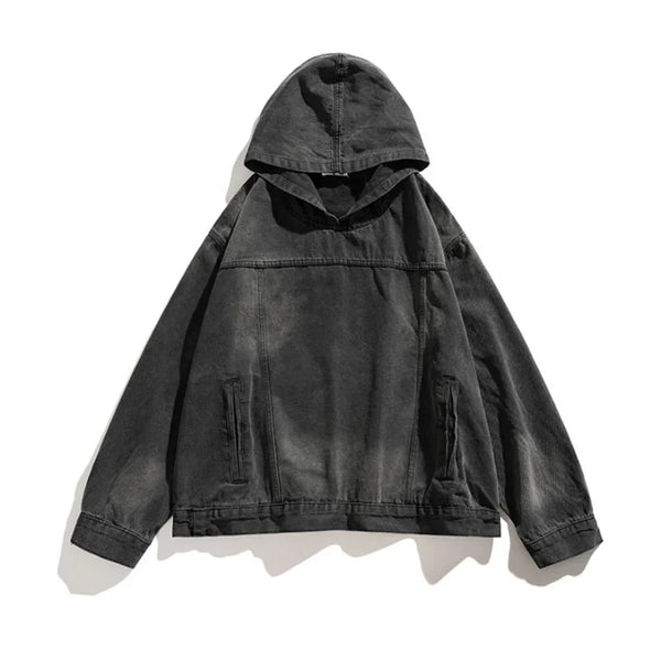 Fade Away Denim Hoodie