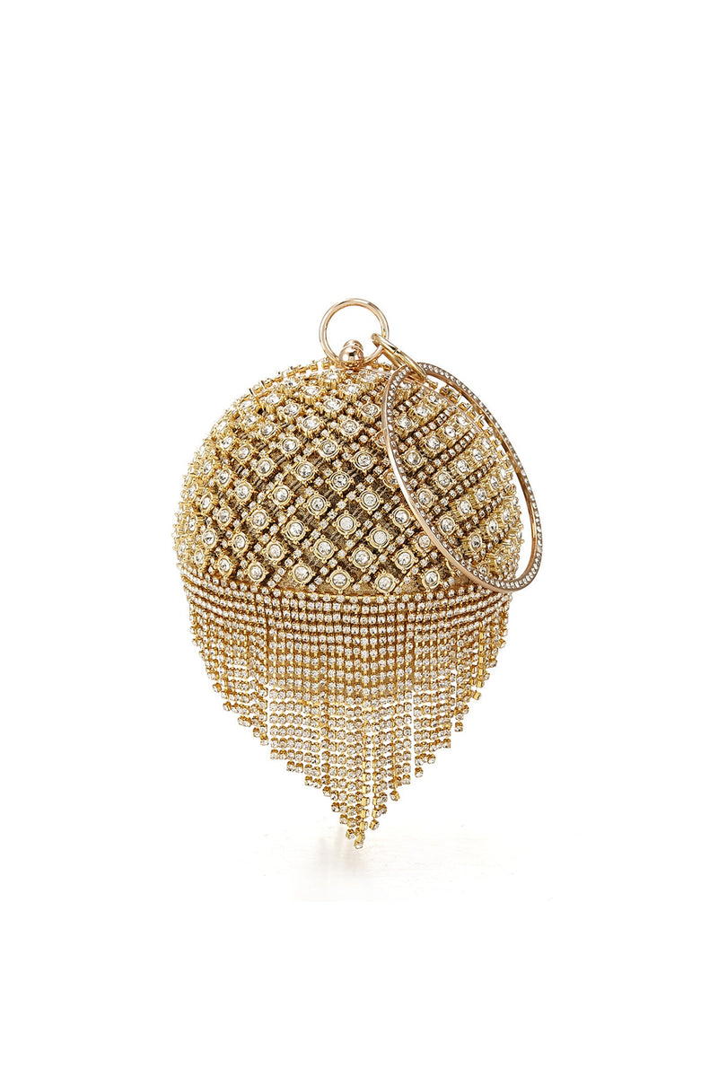 Nyrix Gold Round Ball Bag