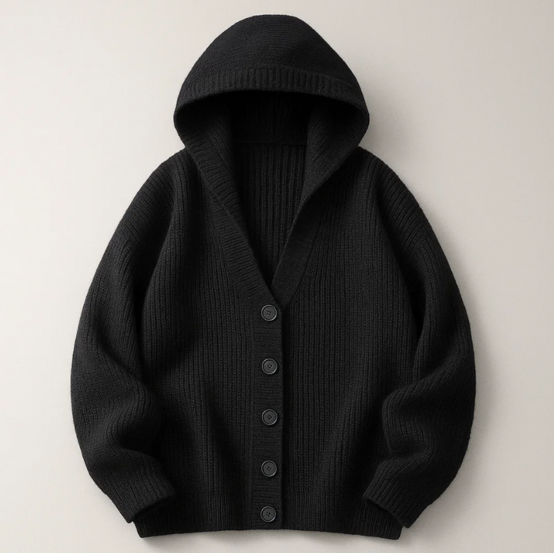 Owen Hooded Knit Cardigan