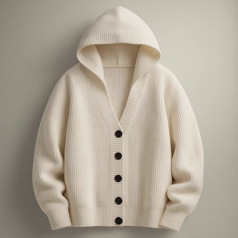 Owen Hooded Knit Cardigan