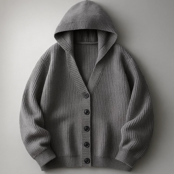Owen Hooded Knit Cardigan