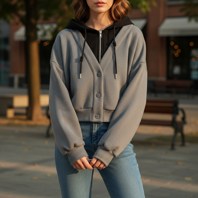 Harper Cropped Hoodie