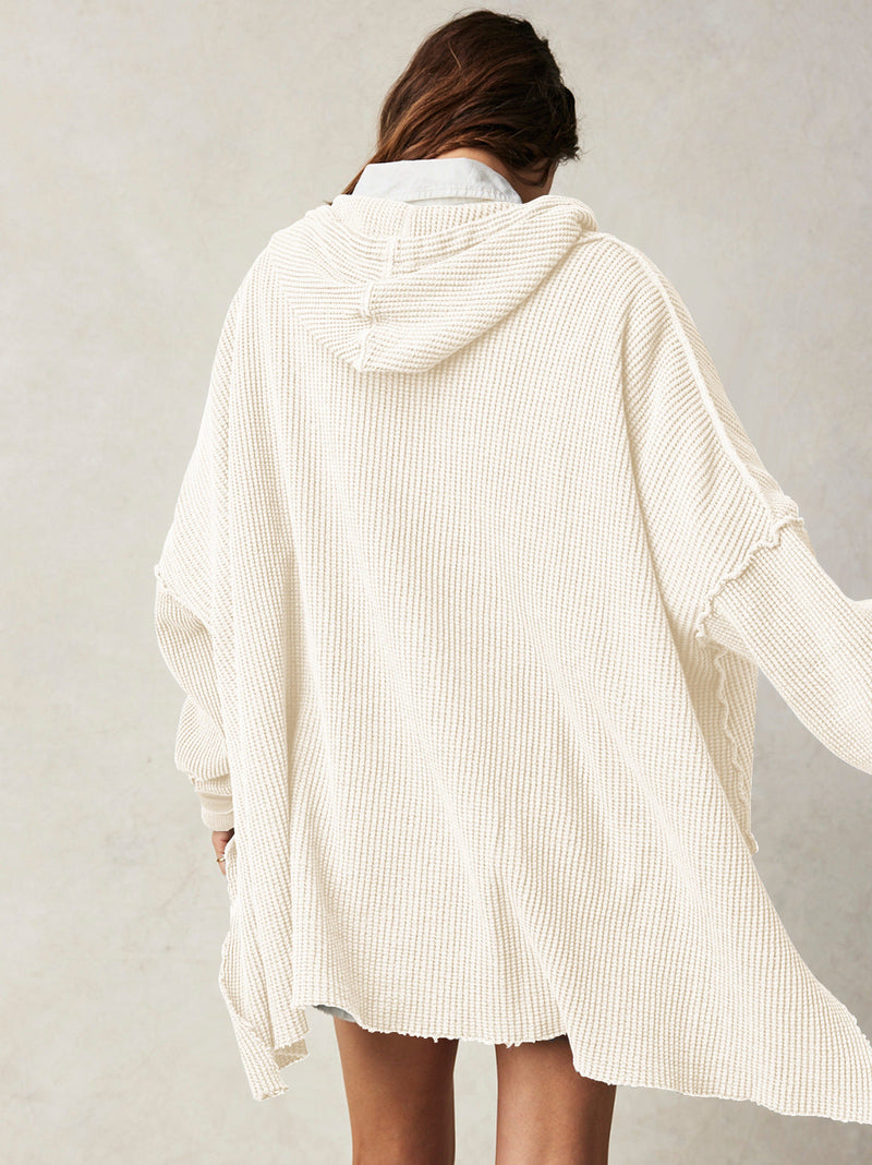 Haven Oversized Waffle Hoodie