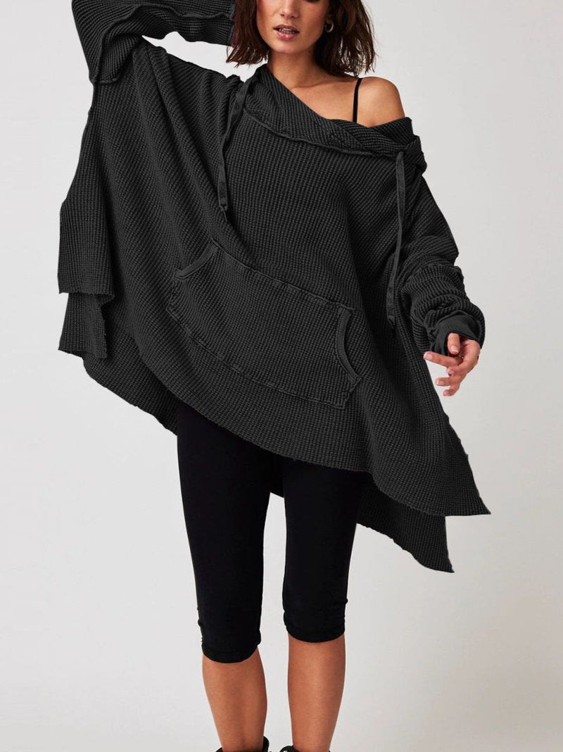 Haven Oversized Waffle Hoodie