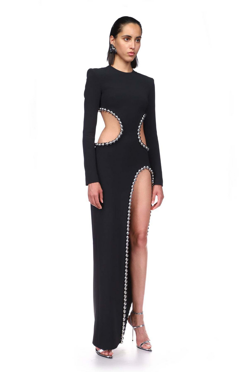 Circe Long Sleeve Cutout Bandage Dress