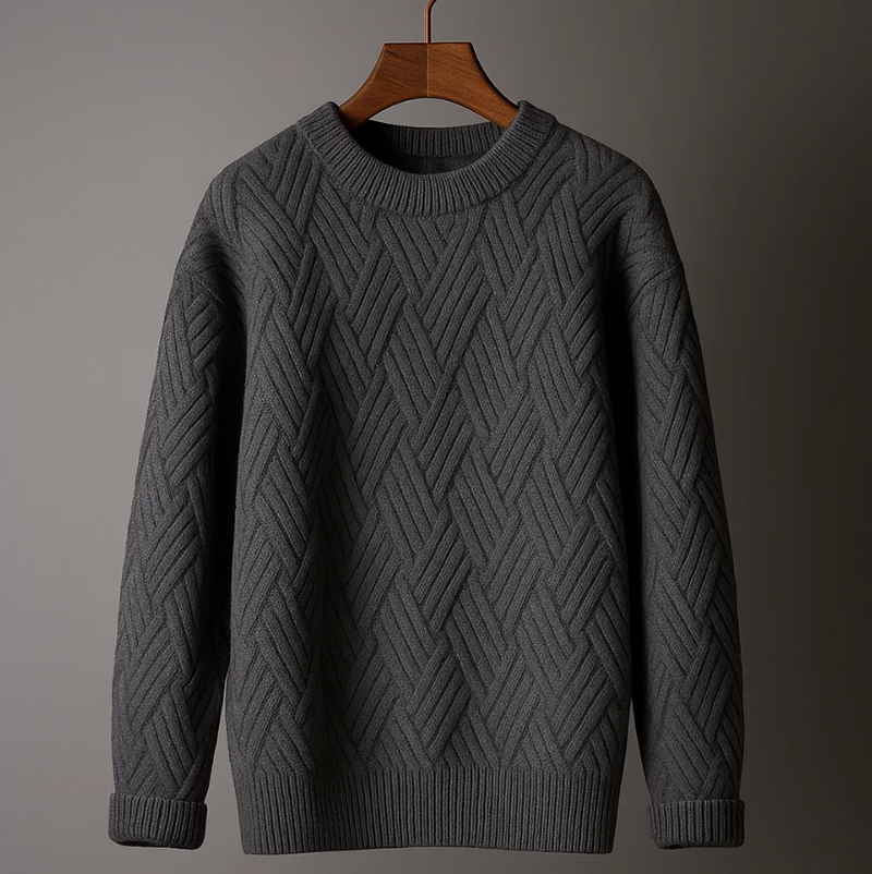 Waverly Crewneck Waffle Sweater