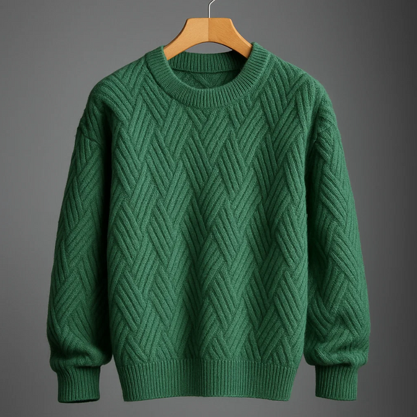 Waverly Crewneck Waffle Sweater