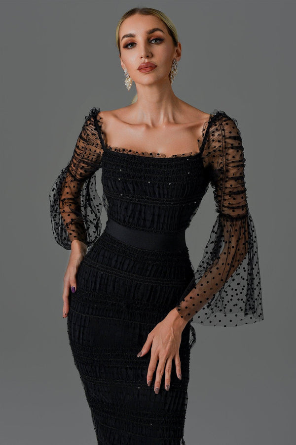 Sorel Mesh Midi Dress