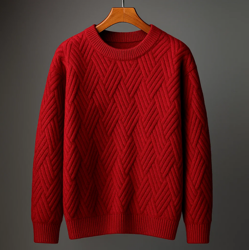 Waverly Crewneck Waffle Sweater